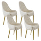 Chaise d'appoint de Style Glam, chaise de salle à manger d'intérieur en cuir pour salon
