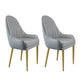 Chaise d'appoint de Style Glam, chaise de salle à manger d'intérieur en cuir pour salon