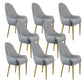 Chaise d'appoint de Style Glam, chaise de salle à manger d'intérieur en cuir pour salon
