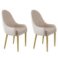 Chaise d'appoint de Style Glam, chaise de salle à manger d'intérieur en cuir pour salon