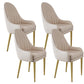 Chaise d'appoint de Style Glam, chaise de salle à manger d'intérieur en cuir pour salon