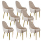 Chaise d'appoint de Style Glam, chaise de salle à manger d'intérieur en cuir pour salon