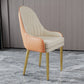 Chaise d'appoint de Style Glam, chaise de salle à manger d'intérieur en cuir pour salon