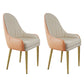 Chaise d'appoint de Style Glam, chaise de salle à manger d'intérieur en cuir pour salon