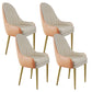 Chaise d'appoint de Style Glam, chaise de salle à manger d'intérieur en cuir pour salon