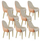 Chaise d'appoint de Style Glam, chaise de salle à manger d'intérieur en cuir pour salon