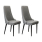 Chaise latéral de style glamour Parsons Parsons Indoor Dining Chair pour le salon