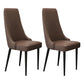 Chaise latéral de style glamour Parsons Parsons Indoor Dining Chair pour le salon