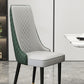 Chaise latéral de style glamour Parsons Parsons Indoor Dining Chair pour le salon