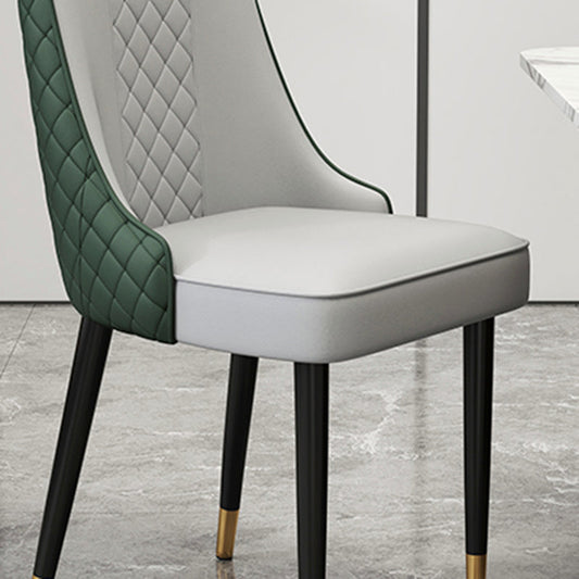 Chaise latéral de style glamour Parsons Parsons Indoor Dining Chair pour le salon
