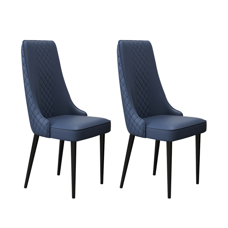 Chaise latéral de style glamour Parsons Parsons Indoor Dining Chair pour le salon