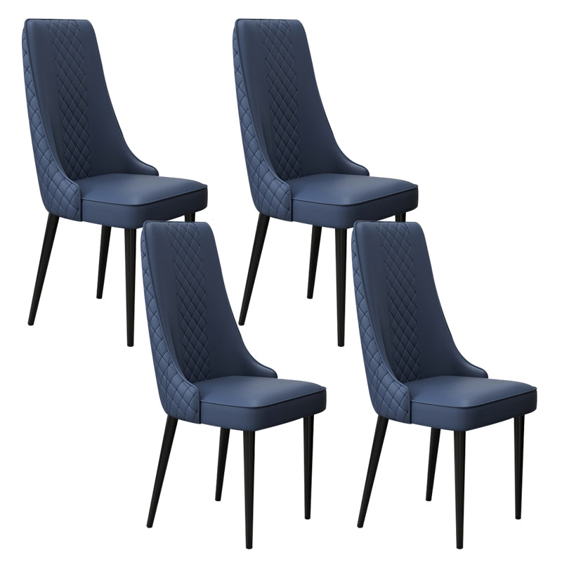 Chaise latéral de style glamour Parsons Parsons Indoor Dining Chair pour le salon