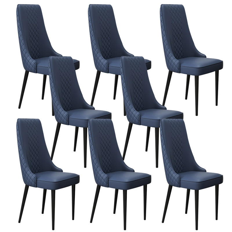 Chaise latéral de style glamour Parsons Parsons Indoor Dining Chair pour le salon