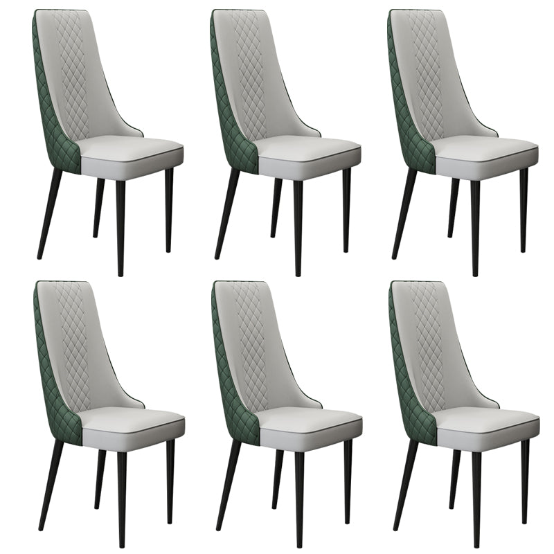 Chaise latéral de style glamour Parsons Parsons Indoor Dining Chair pour le salon