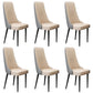 Chaise latéral de style glamour Parsons Parsons Indoor Dining Chair pour le salon