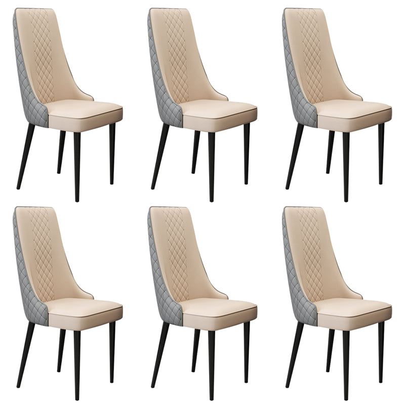 Chaise latéral de style glamour Parsons Parsons Indoor Dining Chair pour le salon