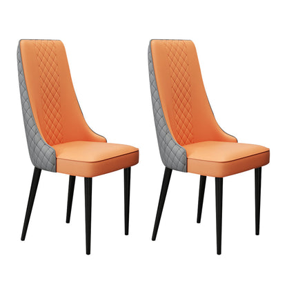 Chaise latéral de style glamour Parsons Parsons Indoor Dining Chair pour le salon