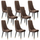 Chaise latéral de style glamour Parsons Parsons Indoor Dining Chair pour le salon