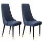 Chaise latéral de style glamour Parsons Parsons Indoor Dining Chair pour le salon