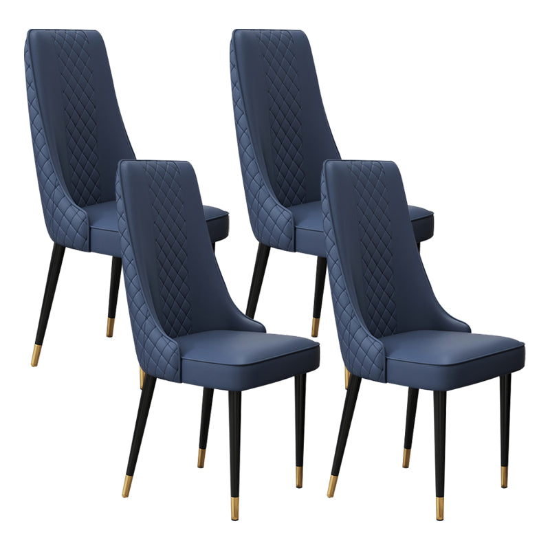 Chaise latéral de style glamour Parsons Parsons Indoor Dining Chair pour le salon