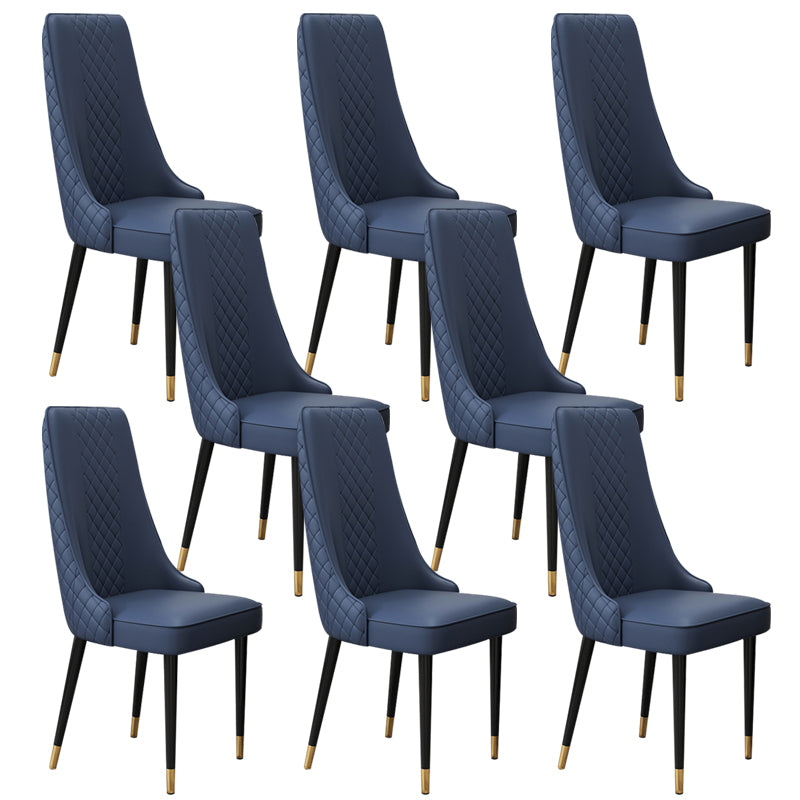 Chaise latéral de style glamour Parsons Parsons Indoor Dining Chair pour le salon