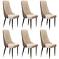 Chaise latéral de style glamour Parsons Parsons Indoor Dining Chair pour le salon