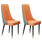 Chaise latéral de style glamour Parsons Parsons Indoor Dining Chair pour le salon