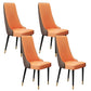 Chaise latéral de style glamour Parsons Parsons Indoor Dining Chair pour le salon