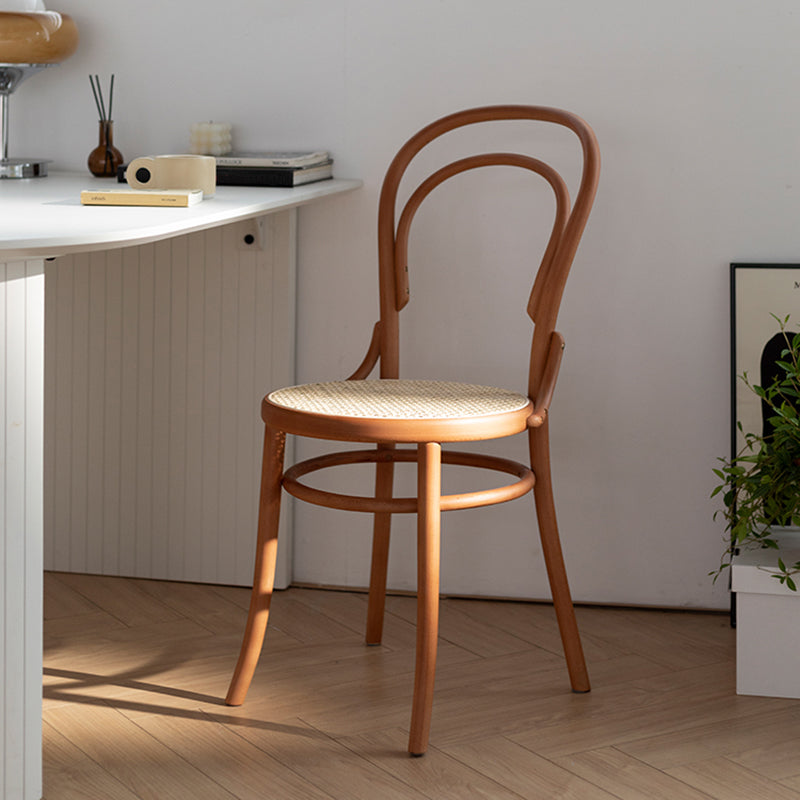 Industrial Style Side Chair Wooden Dining Chair for Living Room