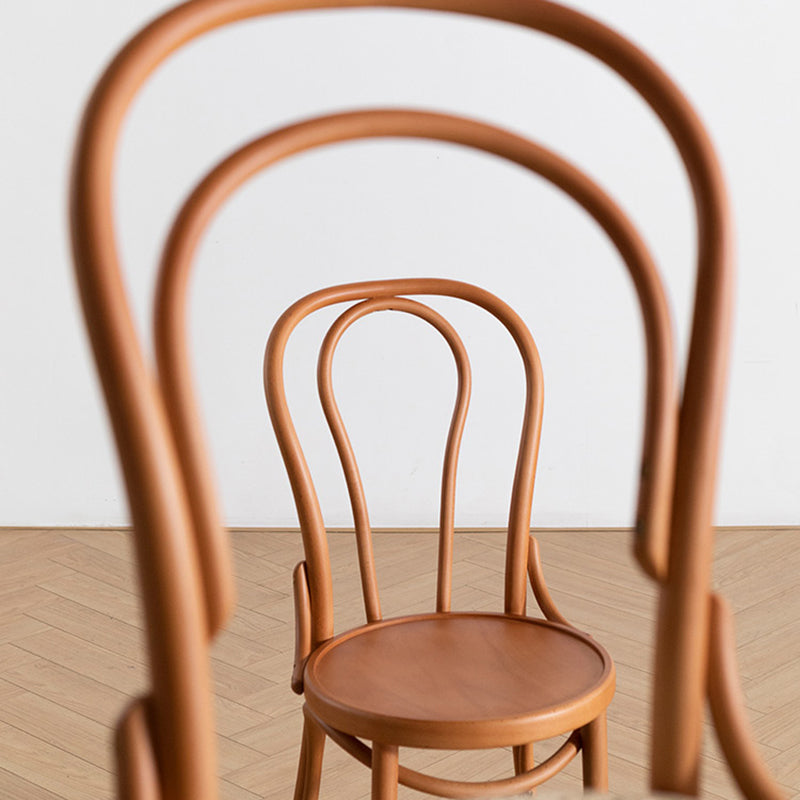 Industrial Style Side Chair Wooden Dining Chair for Living Room