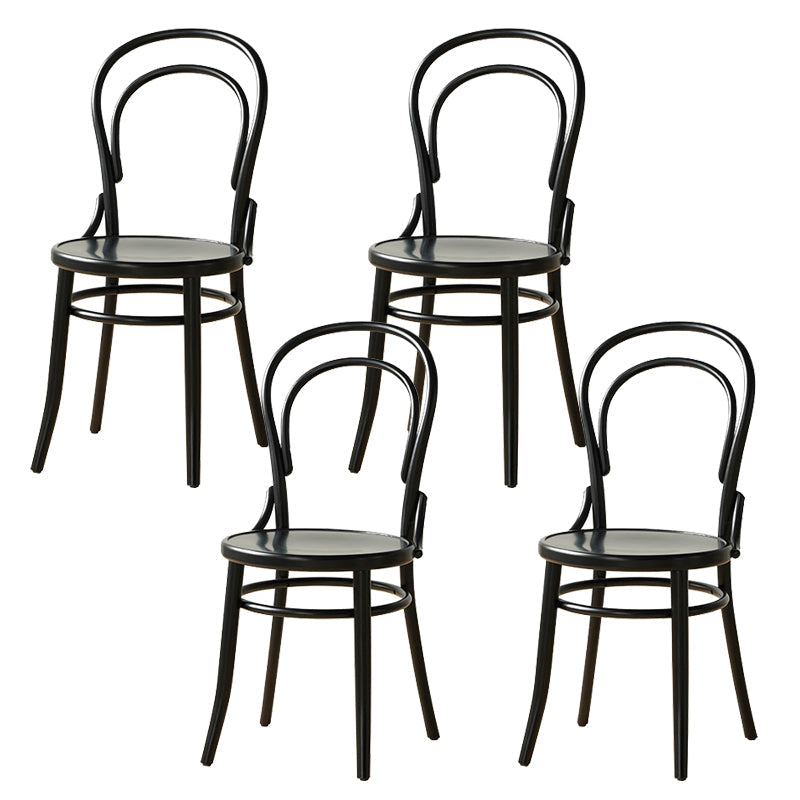 Industrial Style Side Chair Wooden Dining Chair for Living Room