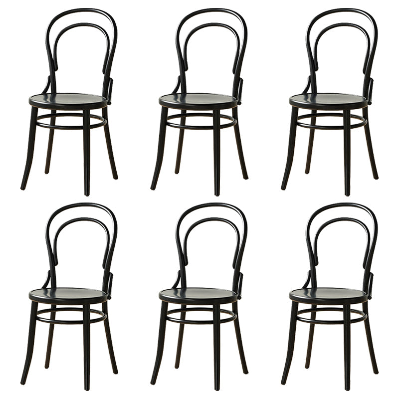 Industrial Style Side Chair Wooden Dining Chair for Living Room