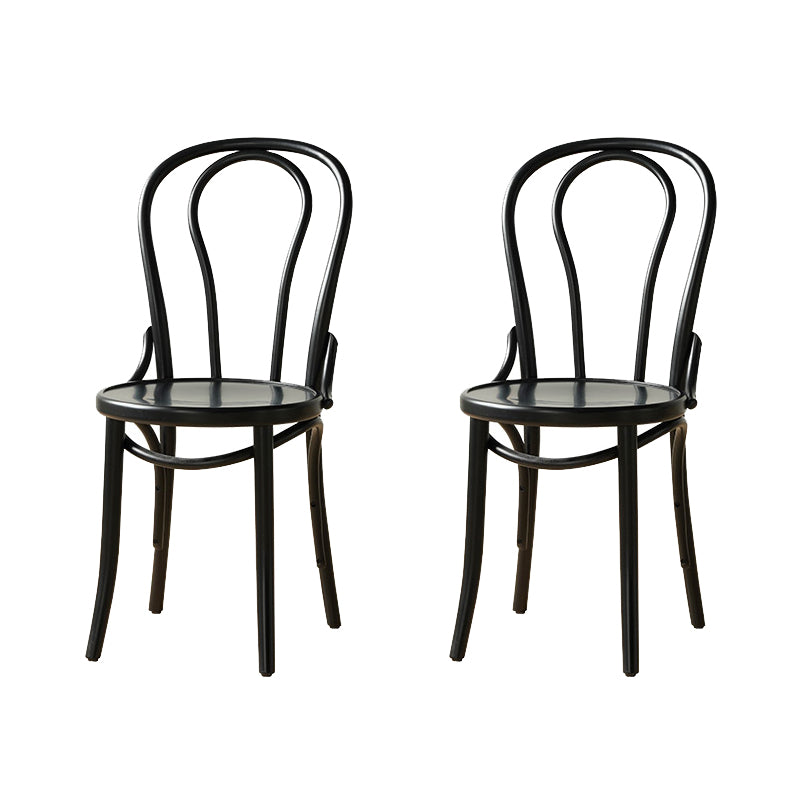 Industrial Style Side Chair Wooden Dining Chair for Living Room