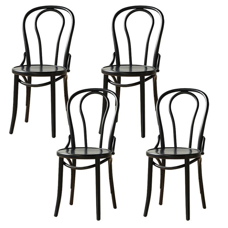 Industrial Style Side Chair Wooden Dining Chair for Living Room