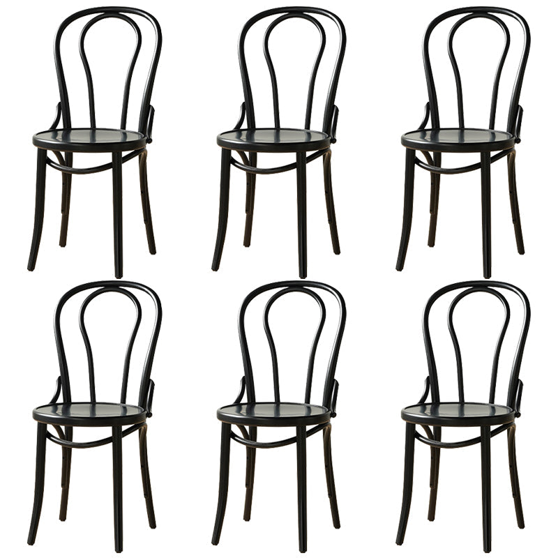 Industrial Style Side Chair Wooden Dining Chair for Living Room