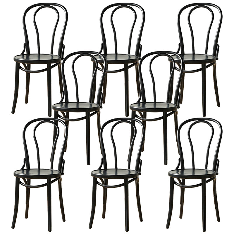 Industrial Style Side Chair Wooden Dining Chair for Living Room