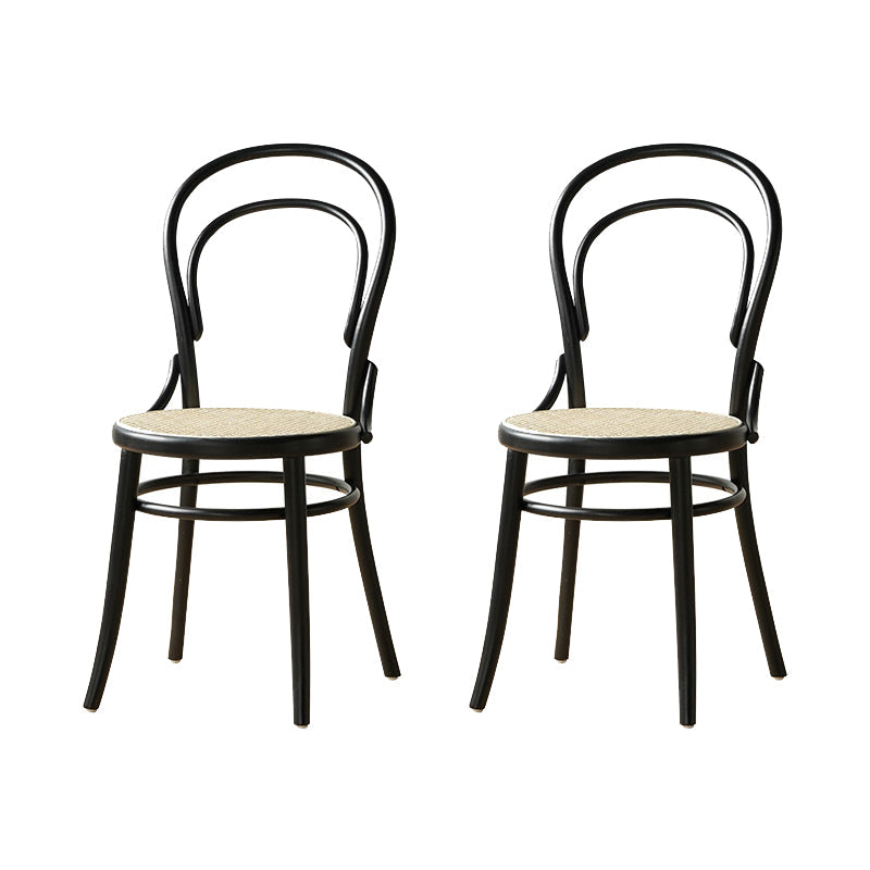 Industrial Style Side Chair Wooden Dining Chair for Living Room