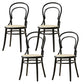 Industrial Style Side Chair Wooden Dining Chair for Living Room