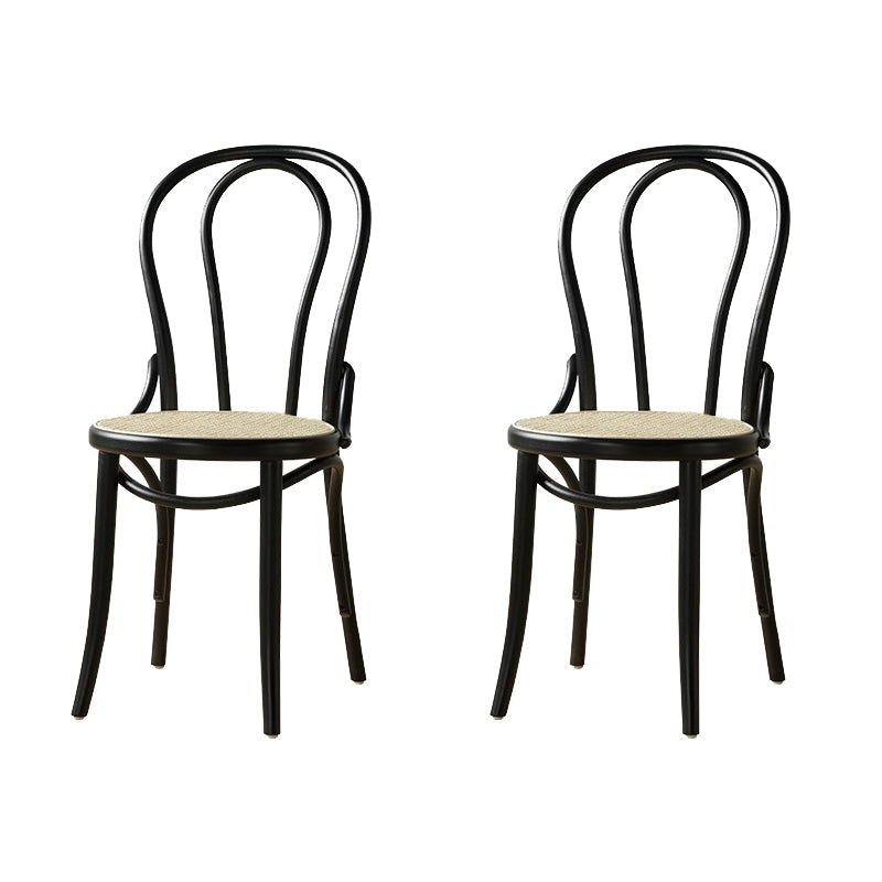 Industrial Style Side Chair Wooden Dining Chair for Living Room