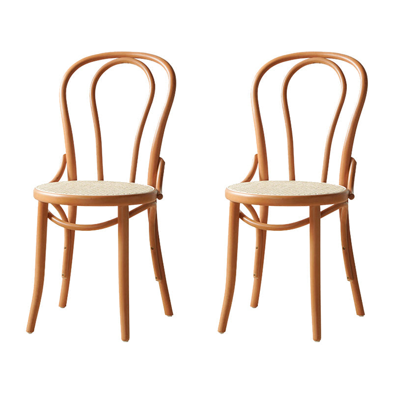 Industrial Style Side Chair Wooden Dining Chair for Living Room