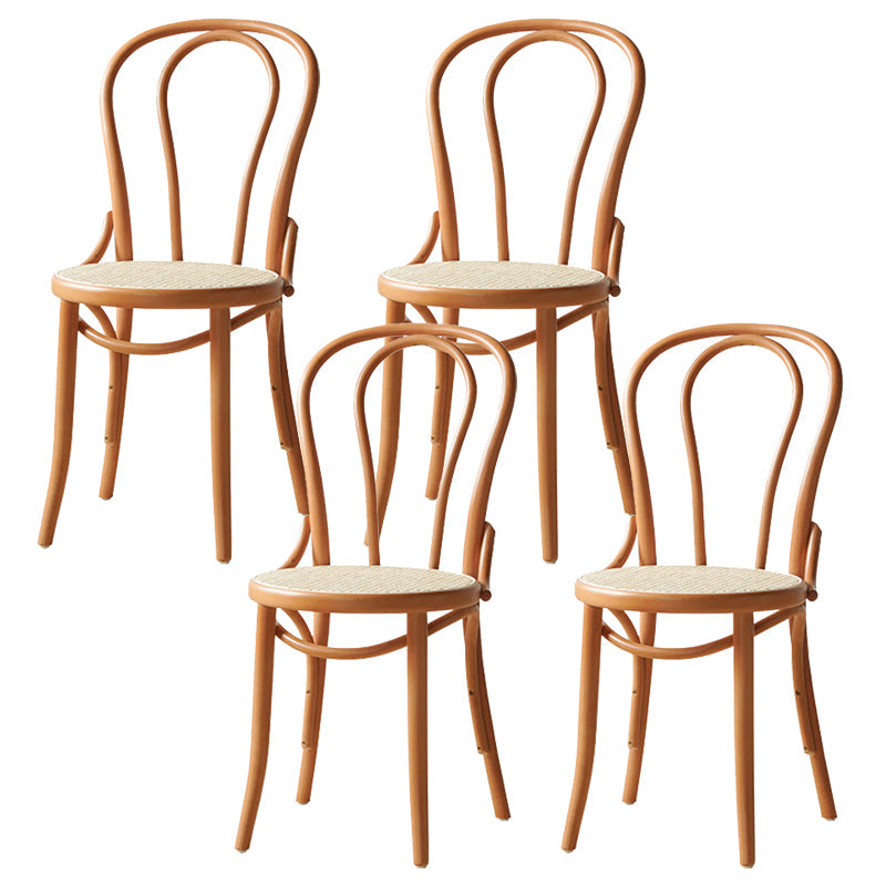 Industrial Style Side Chair Wooden Dining Chair for Living Room