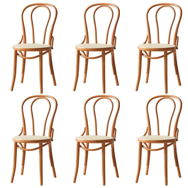 Industrial Style Side Chair Wooden Dining Chair for Living Room