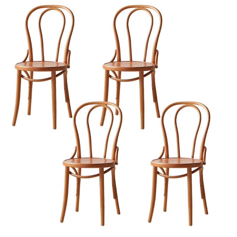 Industrial Style Side Chair Wooden Dining Chair for Living Room