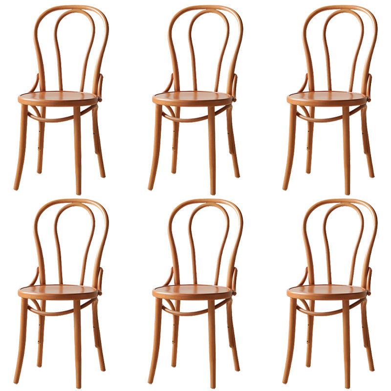 Industrial Style Side Chair Wooden Dining Chair for Living Room