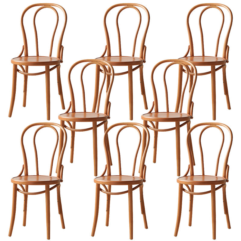 Industrial Style Side Chair Wooden Dining Chair for Living Room