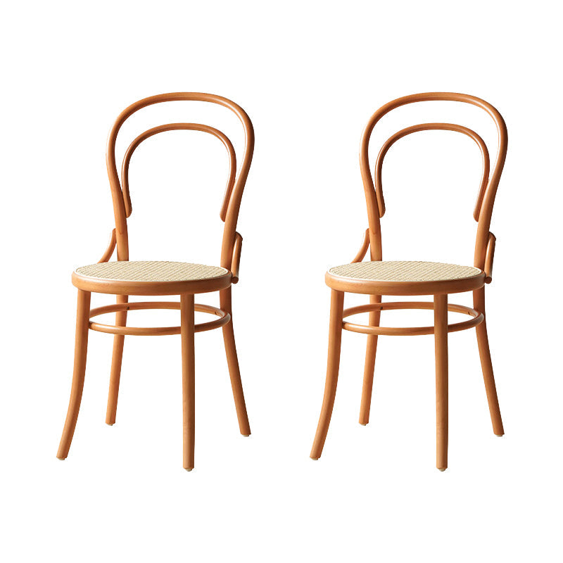 Industrial Style Side Chair Wooden Dining Chair for Living Room