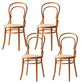 Industrial Style Side Chair Wooden Dining Chair for Living Room