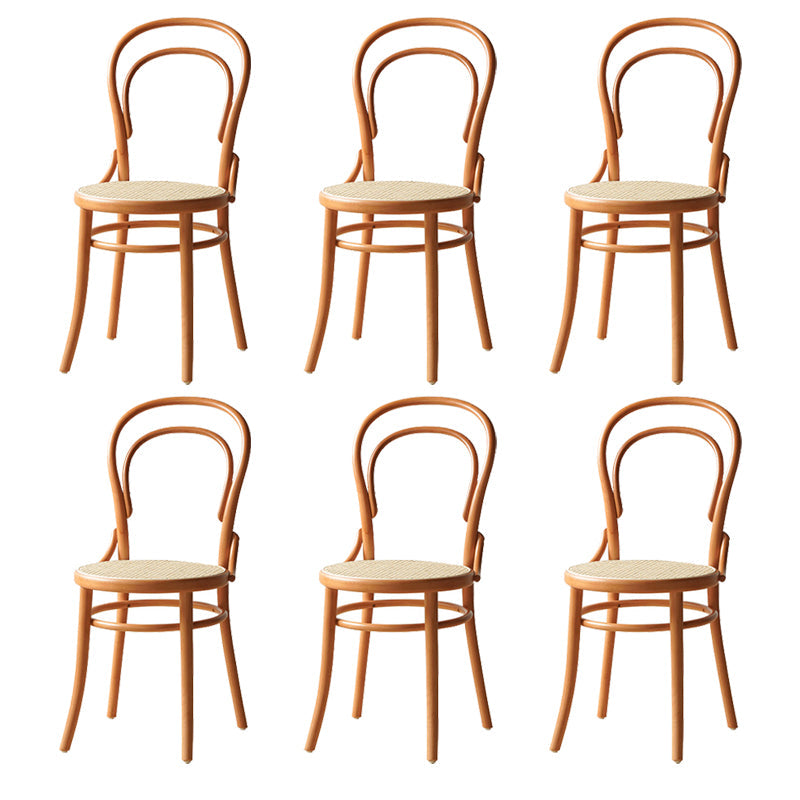 Industrial Style Side Chair Wooden Dining Chair for Living Room