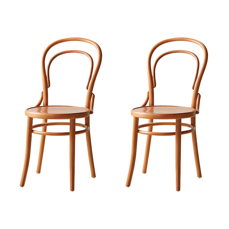 Industrial Style Side Chair Wooden Dining Chair for Living Room