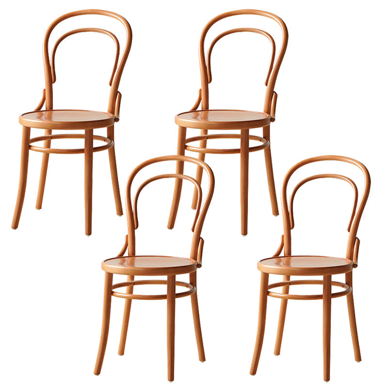 Industrial Style Side Chair Wooden Dining Chair for Living Room